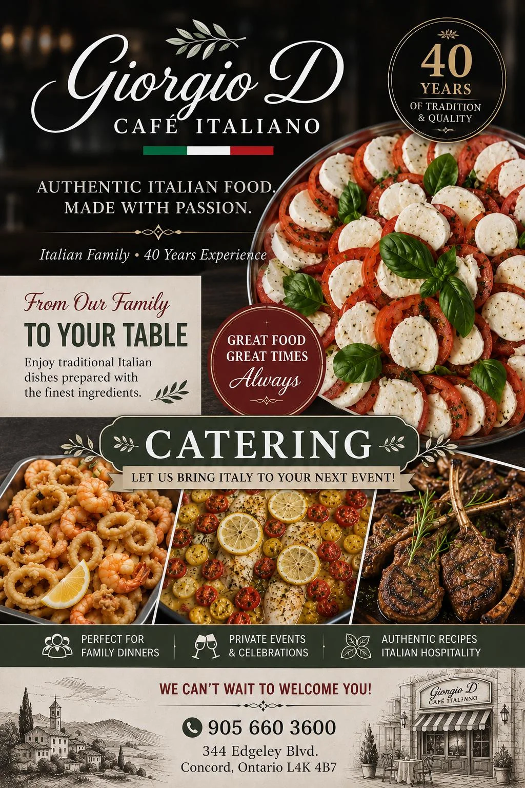 Giorgio D — takeout & catering